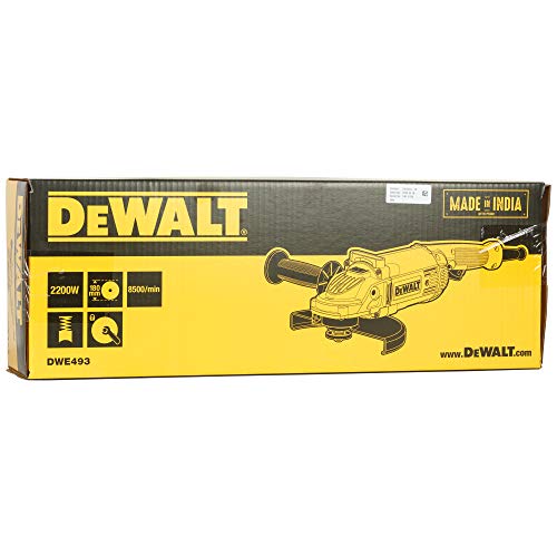 DEWALT DWE493 2200 वॅट 180 मिमी हेवी ड्युटी लार्ज अँगल ग्राइंडर