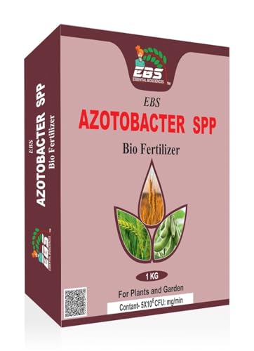 सर्व पिके आणि वनस्पतींसाठी EBS ॲझोटोबॅक्टर जैव खत (1 किलो (1 चे पॅक))