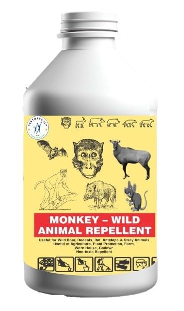 जंगली सूअर/सूअरों के लिए बंदर-जंगली पशु विकर्षक: 250ml