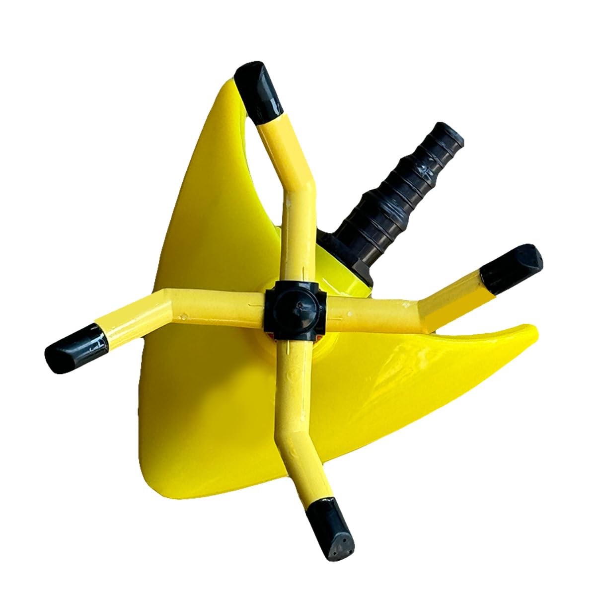 YUVCON Sprinkler for Garden, 4 arm Sprinkler with 360 Degree Rotation, Dispenses The Water evenly, fits 1/2", 3/4" & 1" inch Pipe, Water Sprinkler