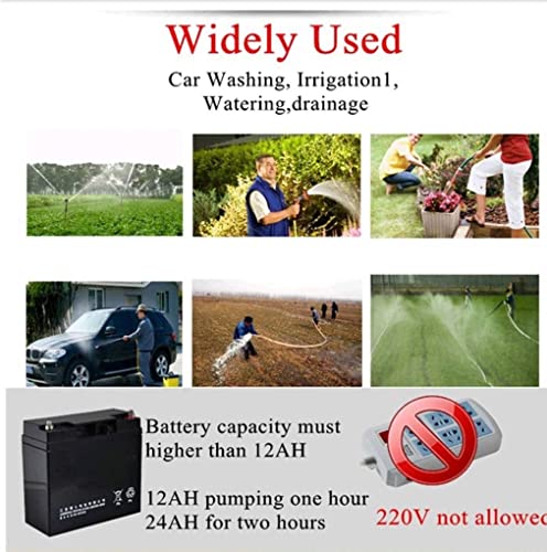 एपीएम 12V सोलर सबमर्सिबल वाटर पंप 150W सोलर पैनल या बैटरी संचालित डीसी वाटर पंप अधिकतम हेड 25-30 फीट और प्रवाह 4000Lph स्टेनलेस स्टील पाइप आकार 1" केबल लंबाई 2M