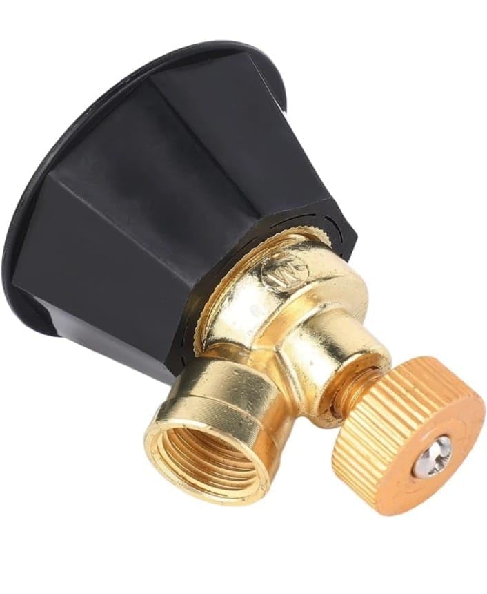 कृषि पावर और बैटरी से चलने वाले स्प्रेयर पंप के लिए समायोज्य दबावयुक्त स्प्रेयर नोजल - 2 स्प्रे मोड, विंडप्रूफ कैप के साथ हैवी-ड्यूटी पीतल