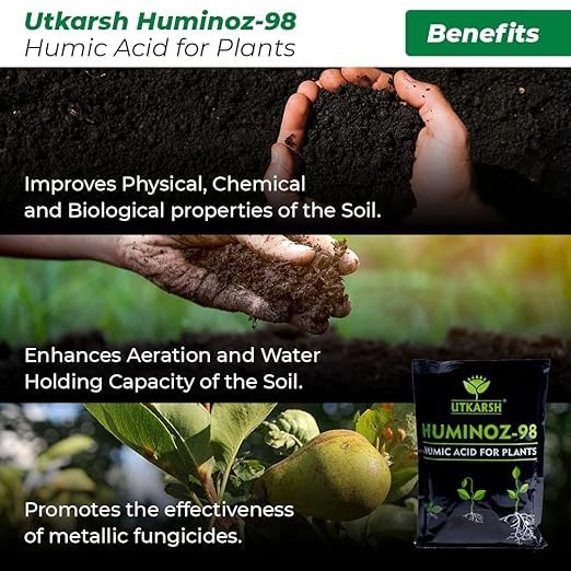 Humic acid for organic gardening