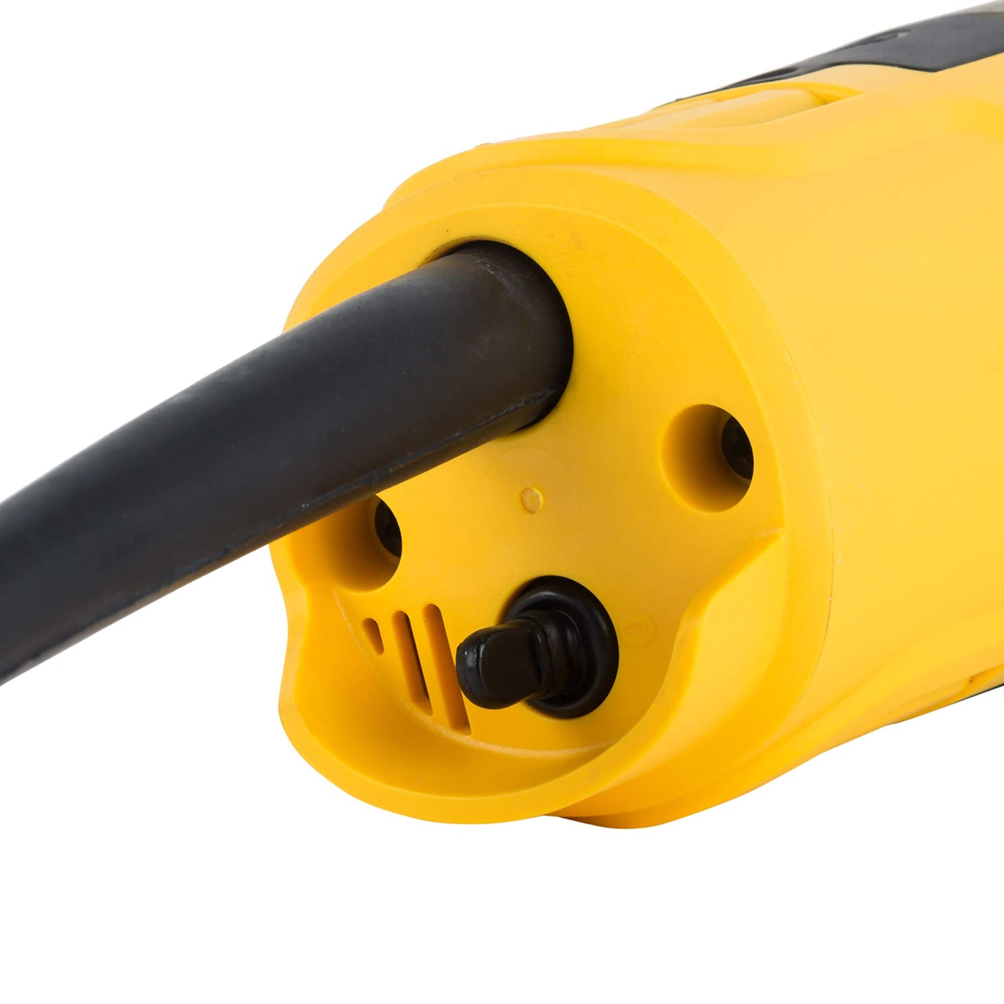 DEWALT DW801-IN, 850W, 4'' (100mm) हेवी ड्युटी अँगल ग्राइंडर हेवी ड्युटी ऍप्लिकेशन्ससाठी स्पिंडल लॉक आणि टॉगल स्विचसह इंजिनिअर केलेले आहे, 2 वर्षांची वॉरंटी (साइड हँडल समाविष्ट)