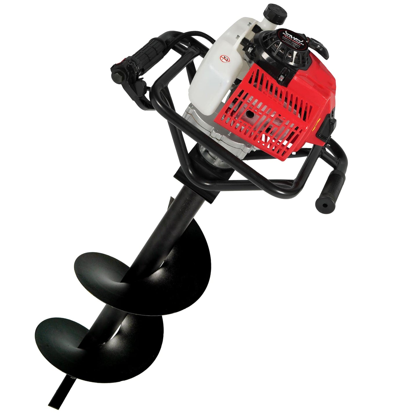 Balwaan BE-63 Earth Auger 63 cc Powerful Heavy Duty Engine with Planter Suitable for Digging Holes Plantation & Fencing Purpose (12 Inch Single Sprial Planter)
