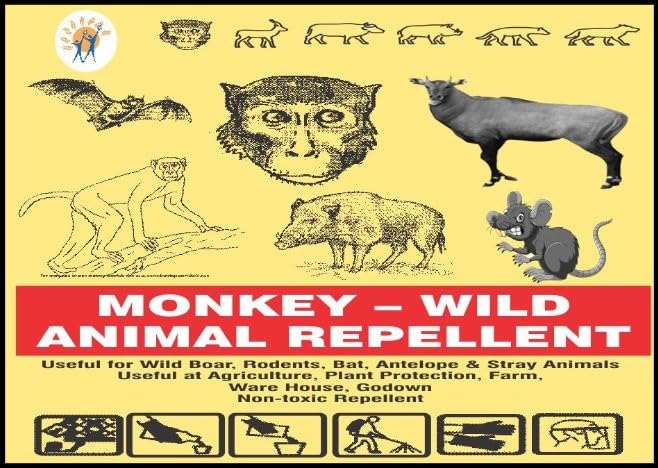 जंगली सूअर/सूअरों के लिए बंदर-जंगली पशु विकर्षक: 250ml