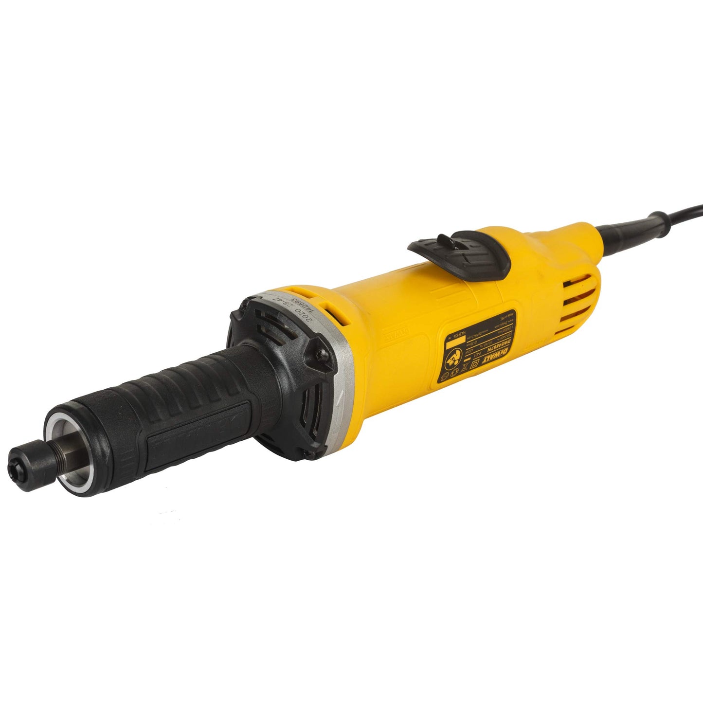 DEWALT DWE 4887N 450W डाय ग्राइंडर 2 रेंचसह (काळा आणि पिवळा)