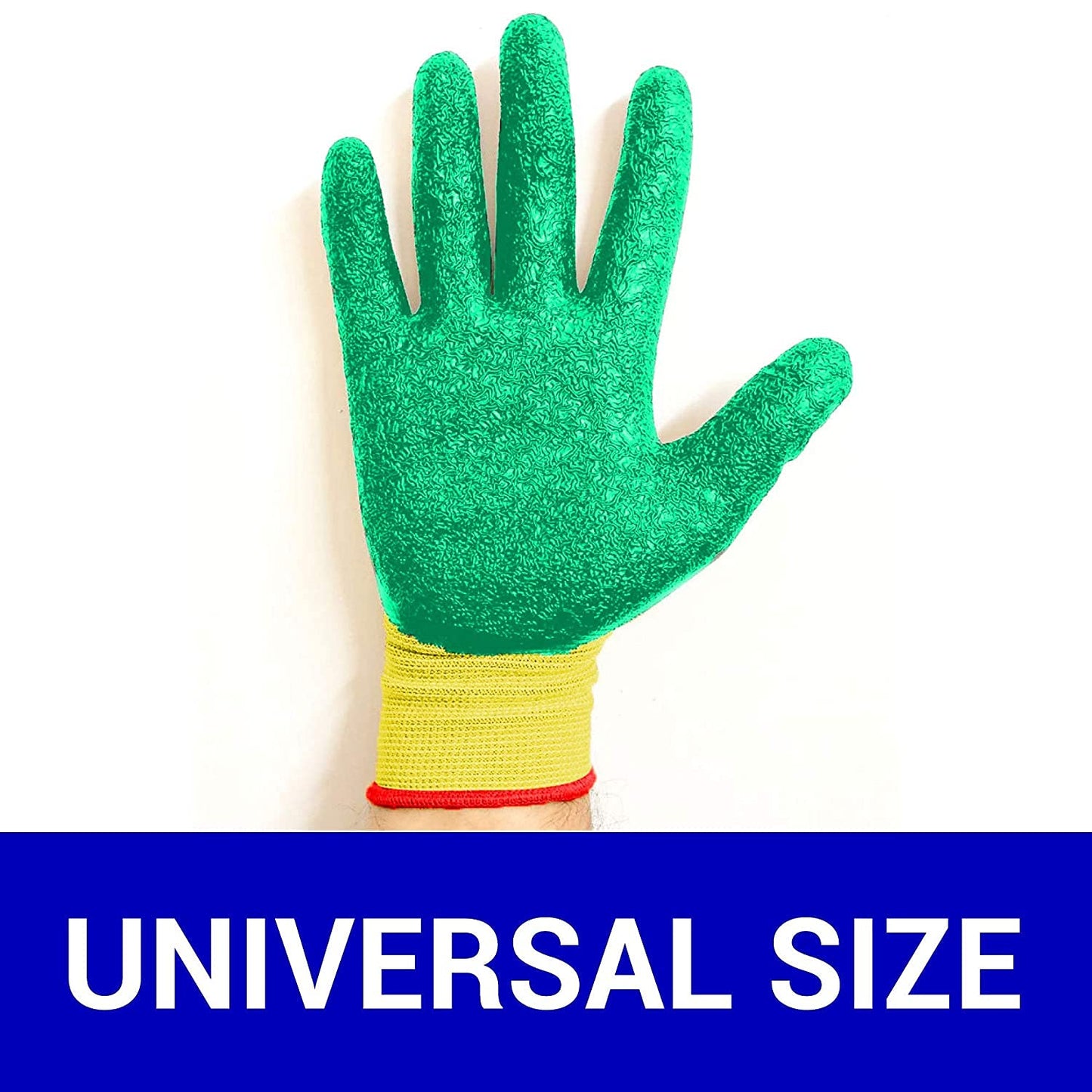 YUVCON® Gardening Gloves | Reusable, Heavy duty, Universal Size Gloves for Agriculture and Gardening work | Garden Gloves