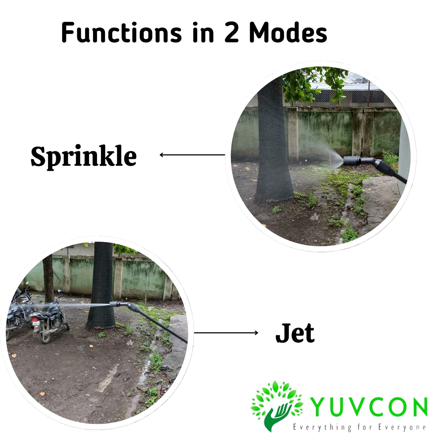 YUVCON गार्डन स्प्रे पंप (5 लीटर), बागवानी और कृषि के लिए बहुउद्देश्यीय संपीड़न स्प्रेयर स्प्रे पंप वॉशर सेट के साथ (5 लीटर) | मैनुअल
