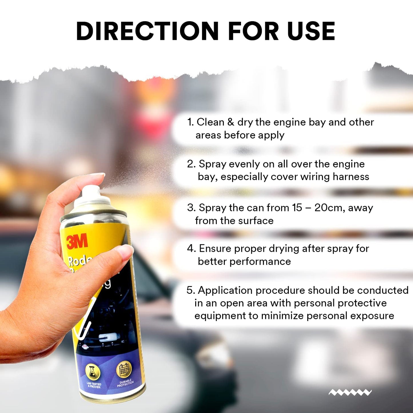 how to use 3M Rodent Repellant Coating
