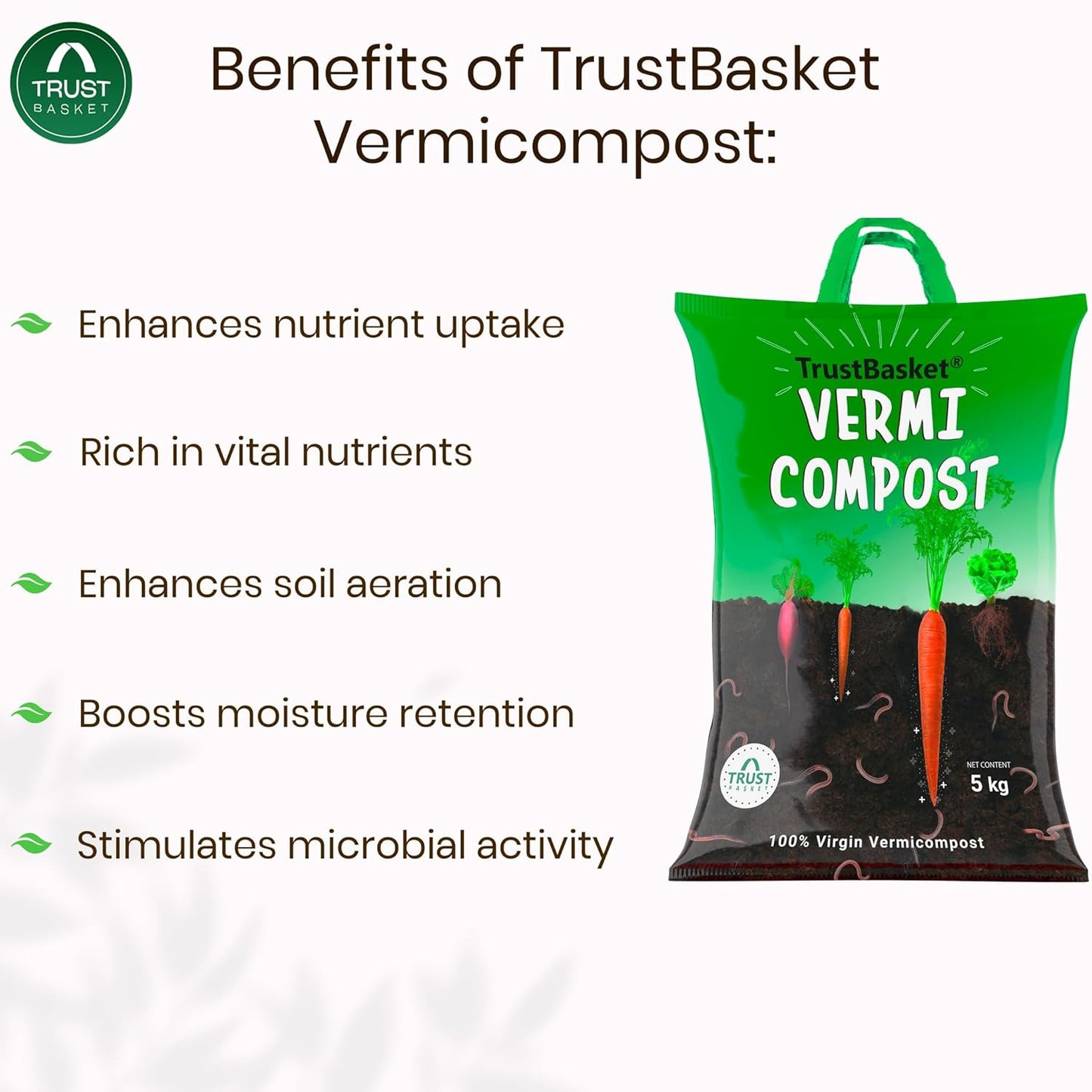 Cultivate Peace of Mind: Unlock Soil's Potential with Nutrient-Rich Vermicompost.