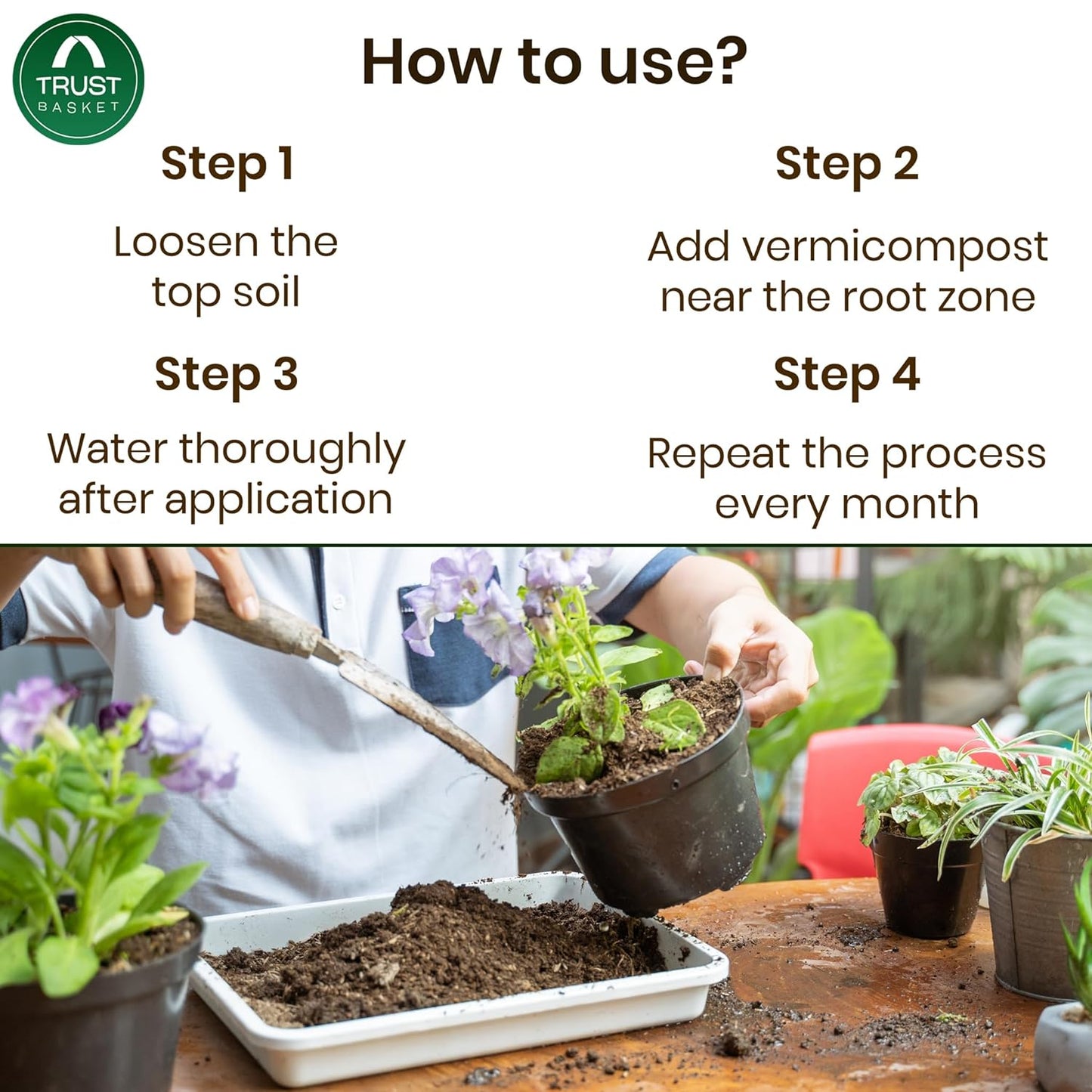 Cultivate Peace of Mind: Unlock Soil's Potential with Nutrient-Rich Vermicompost.