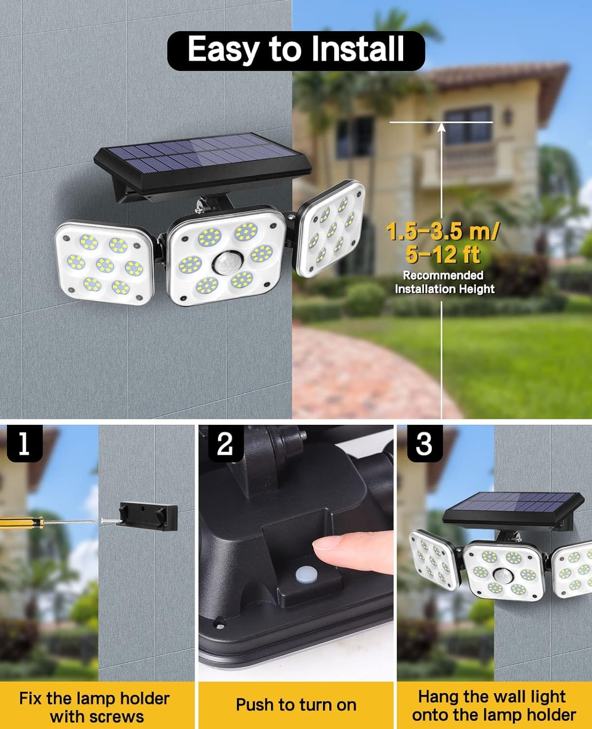 solar motion sensor light price