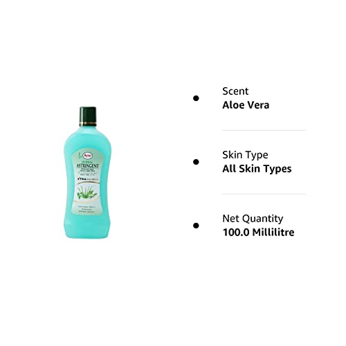 Ayur ASTRINGENT LOTION With Aloe Vera Extracts, Pack of 1, 100ml