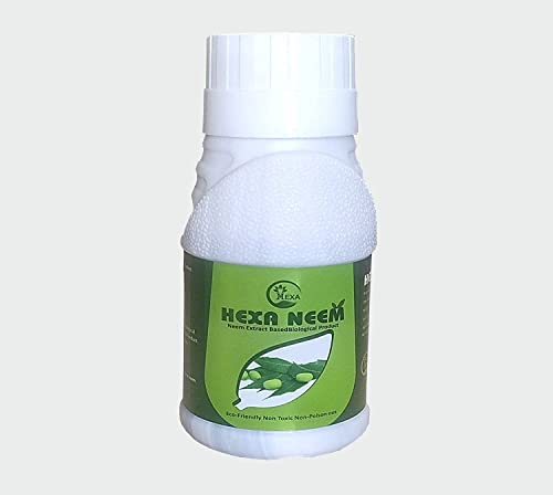 RADHE AGRI CENTER hexa Soluble Neem Oil for Plant Pure Natural Pest Repellent for Organic Farming and Gardening (250)