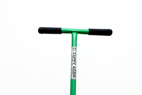 Post Hole Blade Auger Digger Earth Garden Drill Non-Slip Handle, Spiral Drill Planter Bit for Planting Trees, Seedlings, Bedding Plants, Deep Cultivating, Digging Weeds Roots(daimeter/Hole 3 Inch)