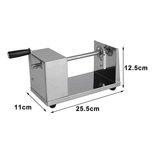 NAFEES Potato Slicer, Potato Twister Spiral Potato Cutter Stainless Steel Slicer Machine for Fruit, Potatoes, Tornado Chips, Cucumber or Carrots