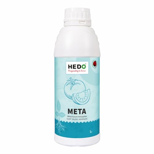 HEDO मेटारिज़ियम एनिसोप्लिए लिक्विड (1X10^8CFU/g) बायो-ऑर्गेनिक 1L पौधों के लिए गैंडा बीटल, लाल ताड़ के घुन, एफिड्स और थ्रिप्स को नियंत्रित करने के लिए