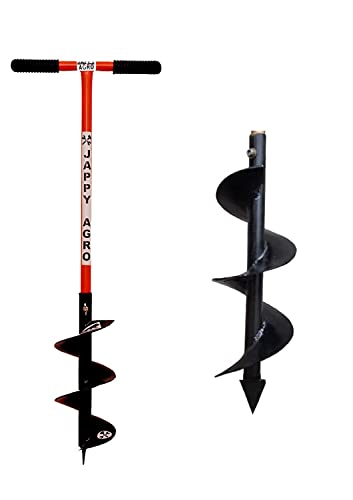 Jappy Agro Post Hole Hand Auger Earth Auger Hole Digger Handle