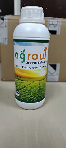 पौधों के लिए AGROW ऑर्गेनिक पर्यावरण-अनुकूल तरल जैव-उर्वरक 1 लीटर (12 का पैक)