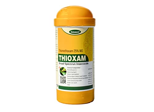 Katyayani Thiamethoxam 25% WG Broad Spectrum Insect control/Pest Control for Stem Borer Gall Midge Leaf Folder BPH Whitefly Thrips (250 GM)
