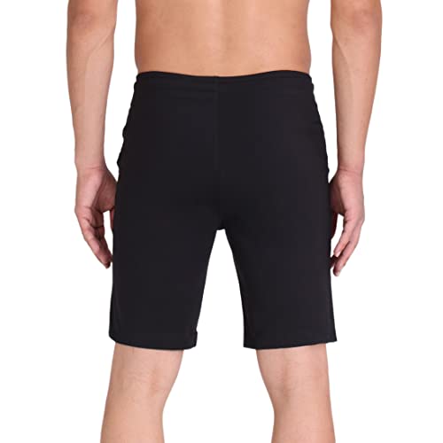 U.S. Polo Assn. Mens Comfort Fit Solid I668 Shorts - Pack Of 1 (BLACK L)