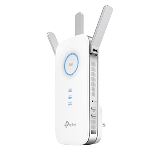 TP-Link AC1750 Universal Dual Band Range Extender, Broadband/Wi-Fi Extender, Wi-Fi Booster/Hotspot with 1 Gigabit Port and 3 External Antennas, Built-in Access Point Mode, 1750Mbps Speed (RE450)