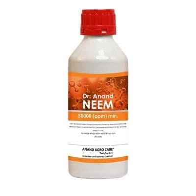 डॉ. आनंद कडुनिंब (EC1500 PPM, 0.15%) - कडुनिंबाचे तेल, वनस्पतींमध्ये प्रतिकारशक्ती सुधारण्यासाठी वापरा, सर्व पिकांसाठी उपयुक्त