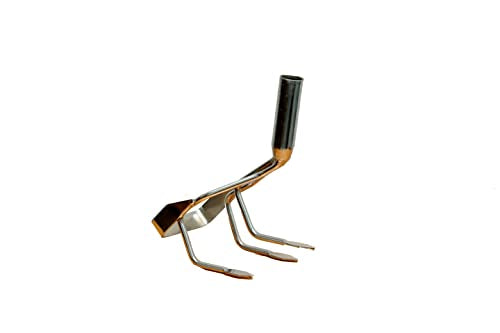 Jappy Agro Hand Weeder with cultiweeder 4 tines Manual 2 in 1 use Weed Removal cultiweeder Soil Soft Blade Size 7 inch Without Handle