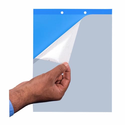 HEDO नीला PVC चिपचिपा ट्रैप (साइज़ 22 X 28 सेमी) गैर विषैला, थ्रिप्स, एफिड्स और व्हाइटफ़्लाई को नियंत्रित करने के लिए गैर-सूखने वाला 10 का पैक