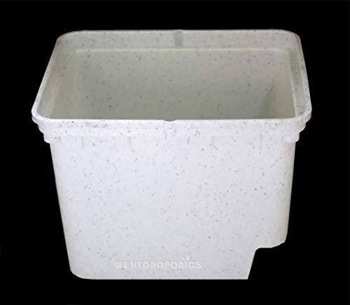 WE Hydroponics Dutch Bucket -Set of 1, Hydroponic Bucket for Growing Plants (White)