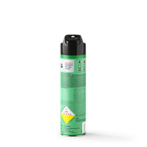 Baygon Max Mosquito and Fly Killer Spray, 400ml | चुना सुगंध | झटपट मॉस्किटो रिपेलेंट | डेंग्यू आणि मलेरिया पसरवणाऱ्या डासांना मारते | 30% विस्तीर्ण कव्हरेजसाठी डबल नोजल तंत्रज्ञानासह