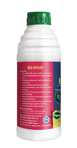Exfert Bio Potash 15% Potassium Organic Liquid Fertilizer (250ml)
