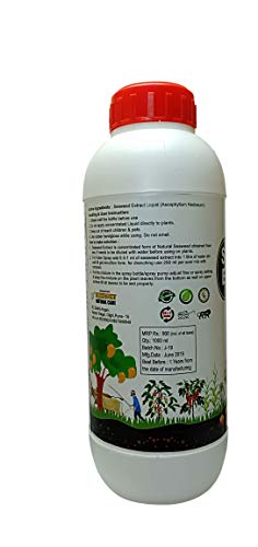 Plants & Roots- Seaweed Extract Liquid/Seaweed Fertilizer/Seaweed Organic Fertilizer for All Indoor and Outdoor Plants - (1000 ml)