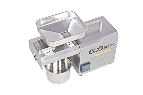EcoSmart 04TC 600 वॅट स्टेनलेस स्टील ऑरगॅनिक ऑइल मेकर मशीन/शेंगदाणे, मस्टर्ड, तीळ, सोयाबीन, सूर्यफूल, बदाम, नारळ इ./घरगुती तेल प्रेस मशीनमधून तेल काढा