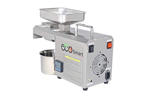 EcoSmart 04TC 600 वॅट स्टेनलेस स्टील ऑरगॅनिक ऑइल मेकर मशीन/शेंगदाणे, मस्टर्ड, तीळ, सोयाबीन, सूर्यफूल, बदाम, नारळ इ./घरगुती तेल प्रेस मशीनमधून तेल काढा