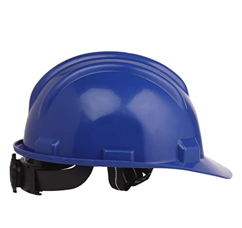 SAFETYZONE Industrial Safety Helmet with Hard Hat and Adjustable Blue Color for Construction and Industrial Work Insulation Work Wear (Blue) Pack of 1