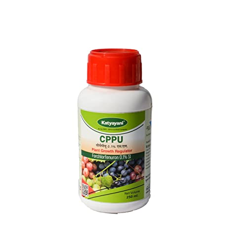 Katyayani CPPU Forchlorfenuron 0.1% L SL Plant Growth Regulator for Increasing size of Fruit & Berries | 250ml | 250ml x 1 |
