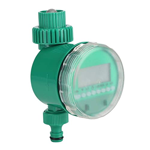 Ubersweet® Automatic Water Timer, 5pcs/Set Watering Irrigation Controller Kit with G3/4 7/11mm Quick Y-Shaped Connector for Landscape Agriculture Garden Orchard