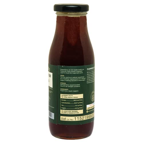 दोन भाऊ सेंद्रिय फार्म नैसर्गिक द्रव गुळ (390ml)