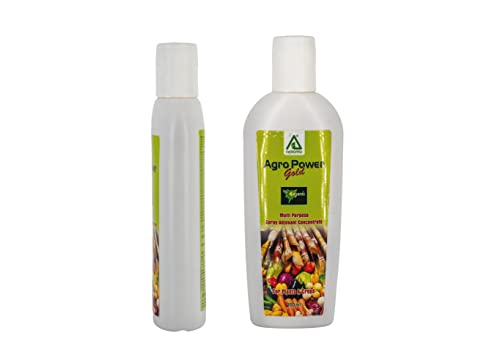 Aplomb Agro Power Gold | आयनिक आणि नॉन-आयनिक केंद्रित बहुउद्देशीय सहायक| कीटकनाशक फवारण्यांच्या वाढीव व्याप्तीसाठी| वनस्पती आणि पिकांसाठी | लागवडीचे वाढलेले उत्पन्न | 200 मि.ली