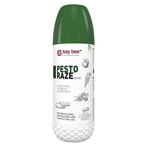 PestoRaze | Effective on All Types of Insects for Crops | Organic Insecticide for Indoor and Outdoor plants | Kay Bee Bio Organics | 100 ml