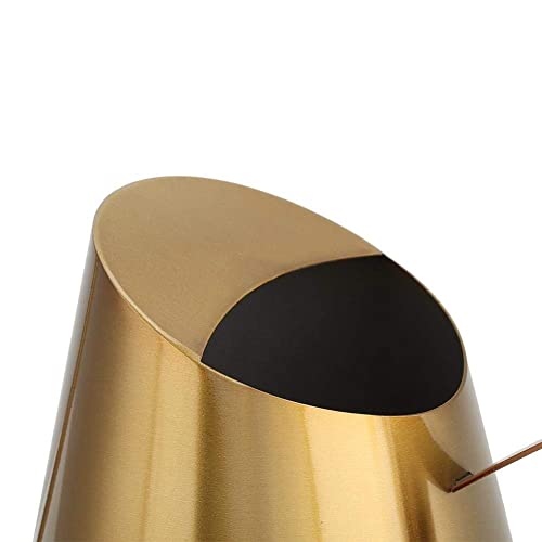 Ubersweet® Watering Can, 400ml/900ml/1500ml Stainless Steel Sprinkle Pot Long Mouth Garden Flowers Plants Flower Watering Tool for Indoor Outdoor Gardens Agriculture(400ml-gold)