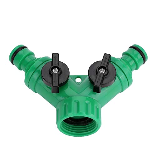Ubersweet® Automatic Water Timer, 5pcs/Set Watering Irrigation Controller Kit with G3/4 7/11mm Quick Y-Shaped Connector for Landscape Agriculture Garden Orchard