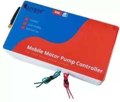 RAIVENS Single Phase Mobile Pump, Water Pump, Motor Controller via SMS & Call Upto 5 HP