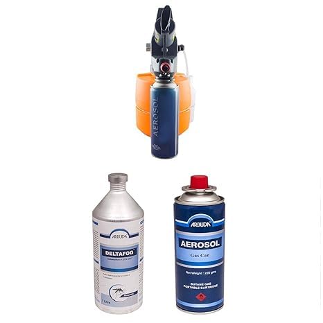 मच्छरों के लिए अर्बुडा डेल्टाफॉग (डेल्टामेथ्रिन 1.25% यूएलवी) थर्मल या फॉगिंग स्प्रे, त्वरित नॉकडाउन कीटनाशक 1 लीटर घरेलू कीट नियंत्रण के लिए सर्वश्रेष्ठ (1 लीटर 1 का सेट)