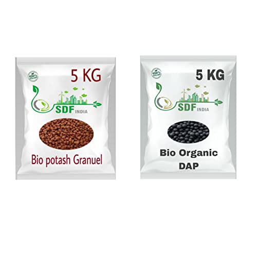 SDF INDIA Combo Pack of 2 (5 KG Bio Organic Potash Granuels + 5 KG Bio Organic DAP)