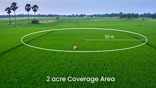 HECTARE जंबो स्वचालित सौर यूवी लाइट, ली-आयन बैटरी और ट्रे कीट जाल, कीट संग्रह के लिए 10 वाट सौर पैनल के साथ, पीला