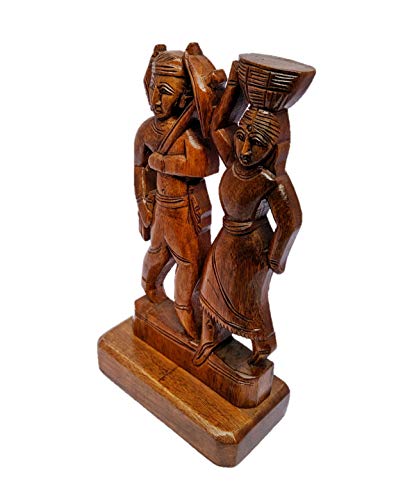 आदिवासी शोपीस पुतळा - 19 सेमी