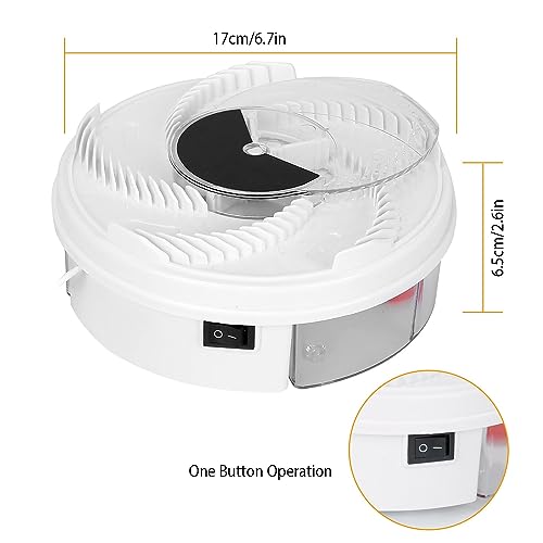 USB Powered Electric Fly Trap Automatic Fly Catcher Rotating Fly Killer Machine Pest Repellent Tool for Home Kitchen Restaurant